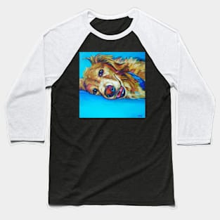 Bailey the Cute GOLDEN RETRIEVER Baseball T-Shirt